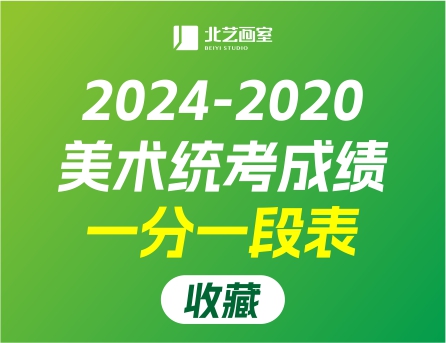 收藏！2024-2020美术统考成绩一分一段表